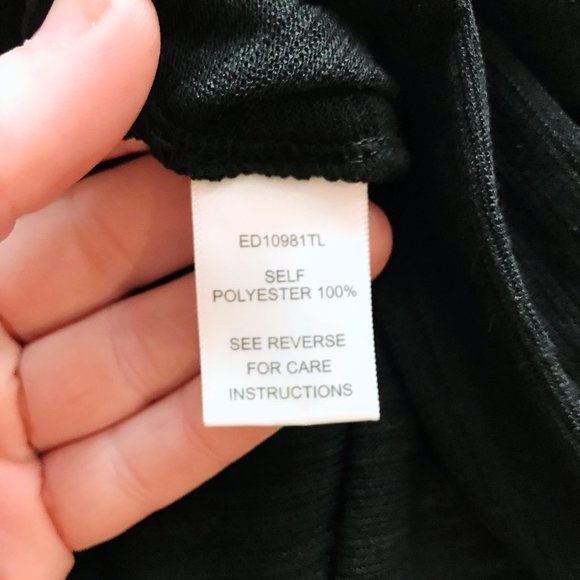 En Creme Black Crochet dress | Medium | Cover Up | Crochet Lace & Semi Sheer EUC - Picture 10 of 14